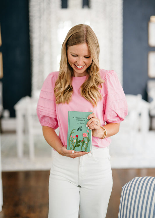 Hand Embroidered Book A Field Guide To Birds