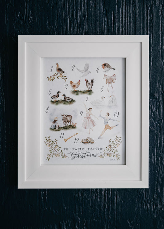 12 Days of Christmas Print