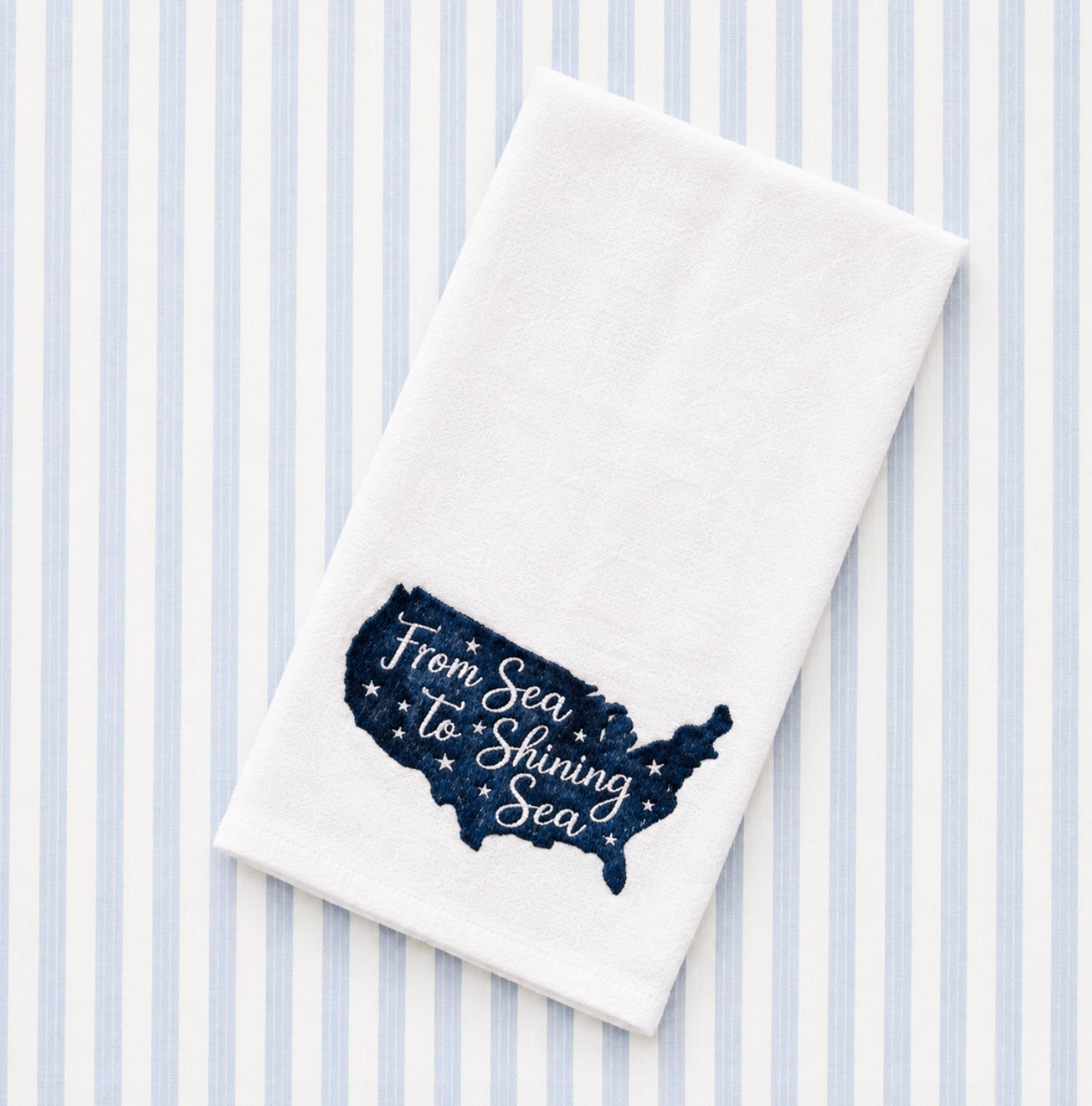 From Sea To Shining Sea Kitchen Towel