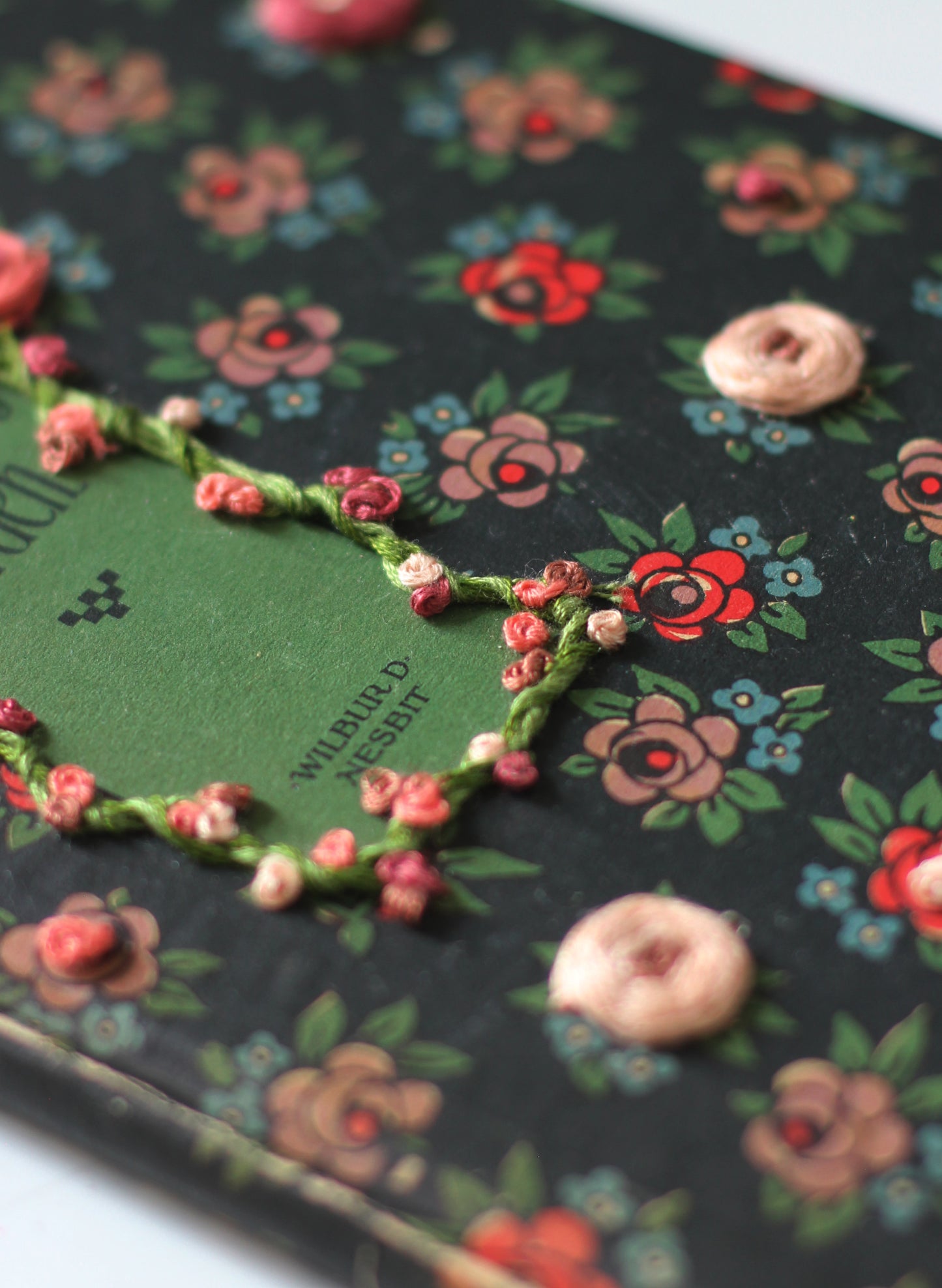 Embroidered Book In Friendships Garden