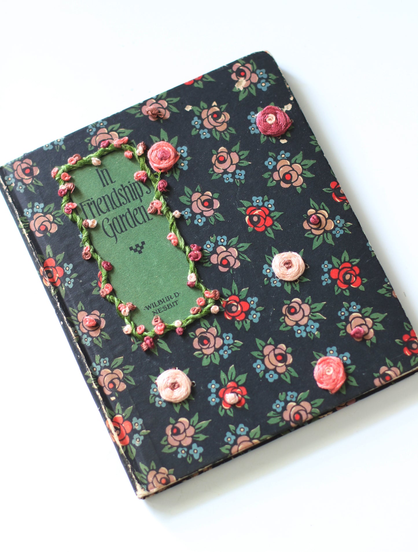 Embroidered Book In Friendships Garden