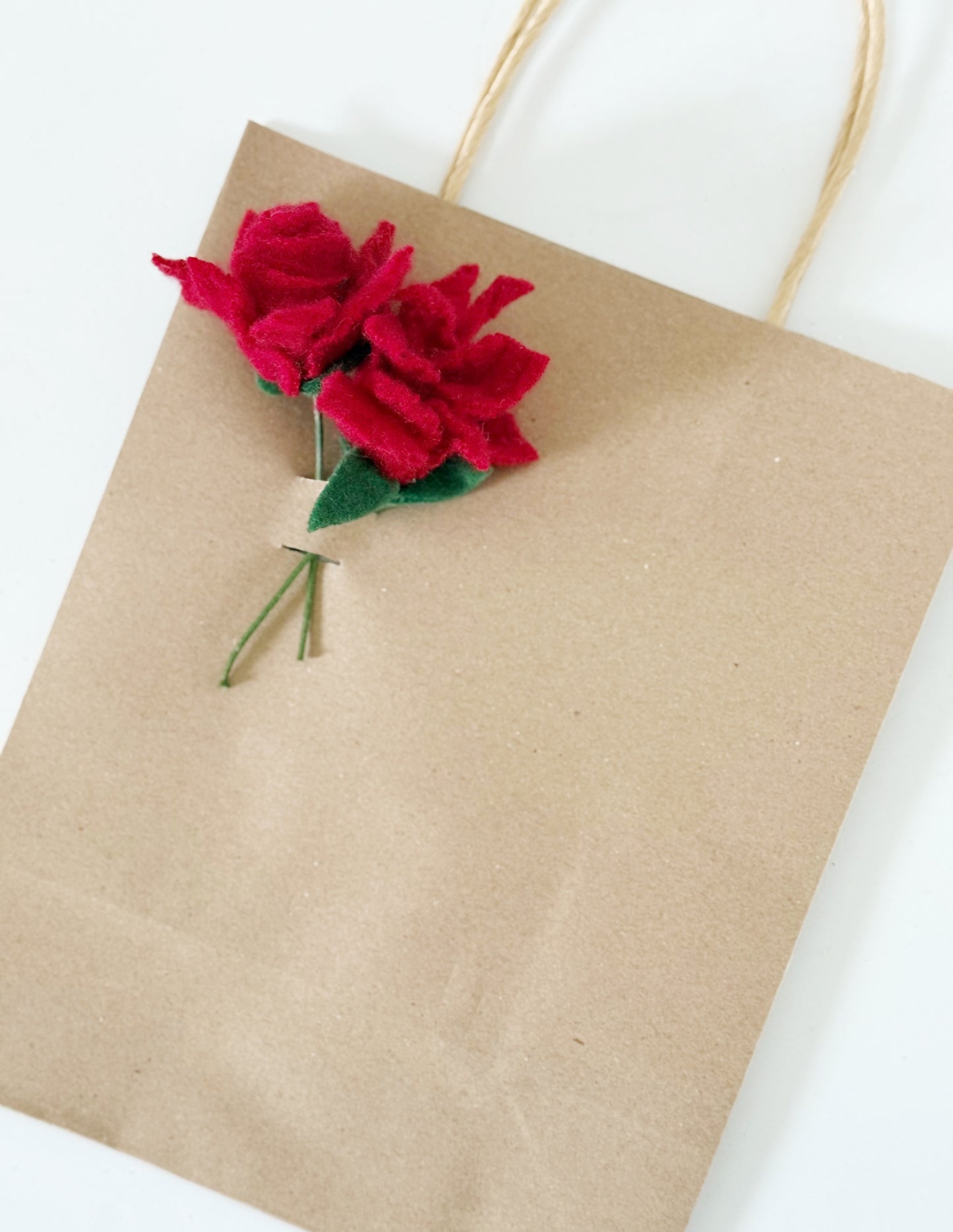 Felted Flower Gift Bag
