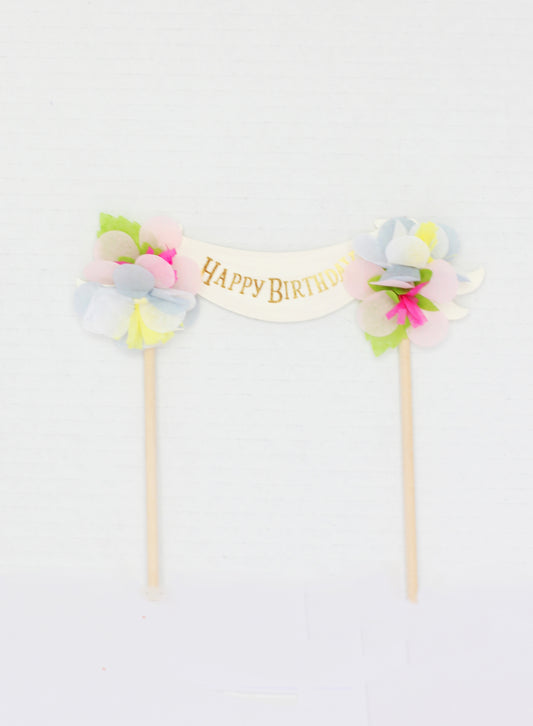 "Happy Birthday" Cake Topper