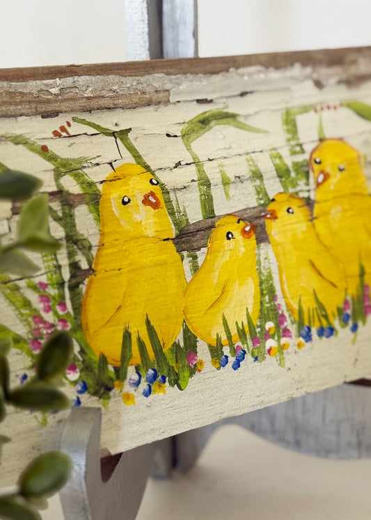 Handpainted Peeps Artwork