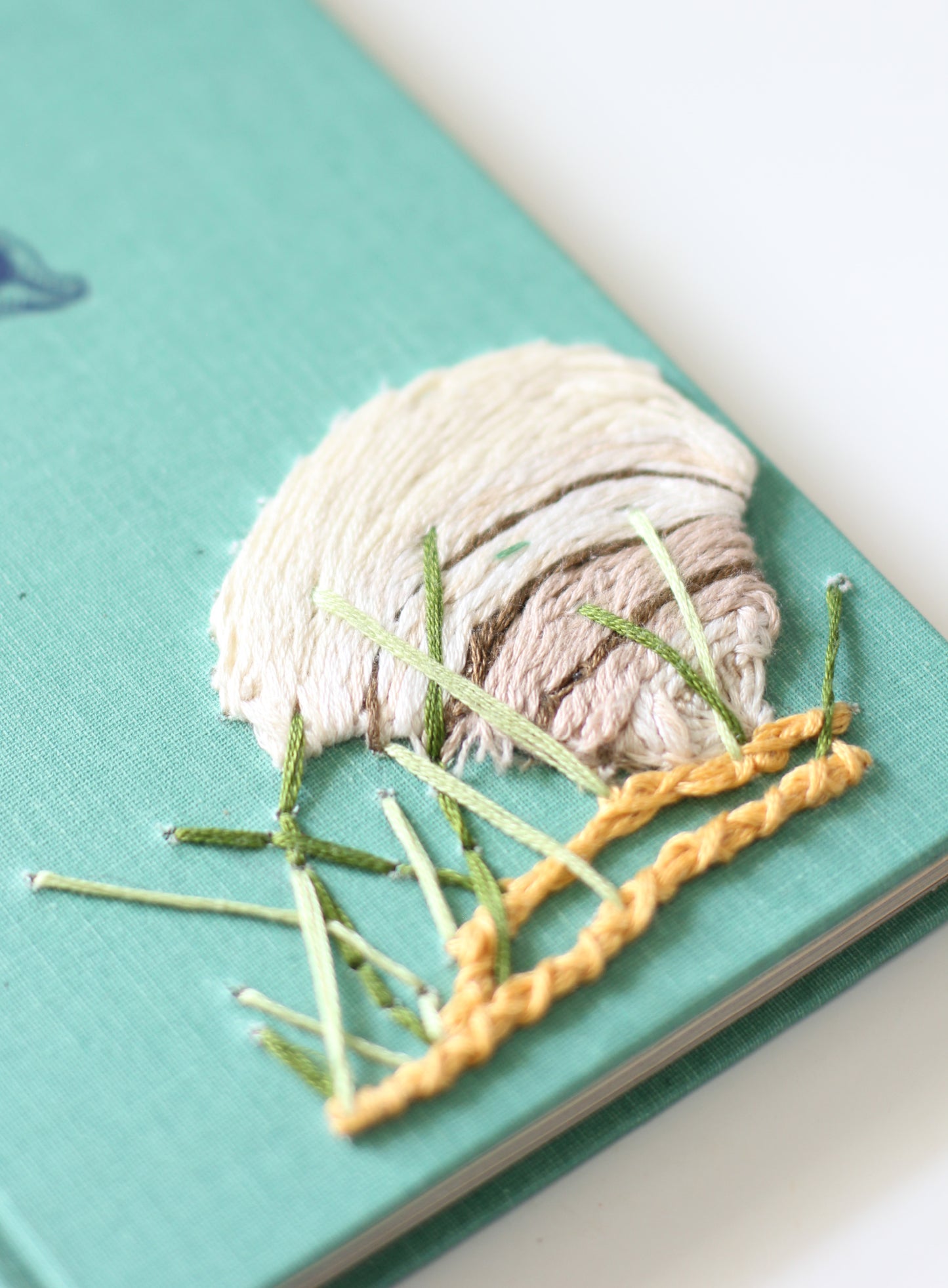 Hand Embroidered Book Sally Sells Sea Shells