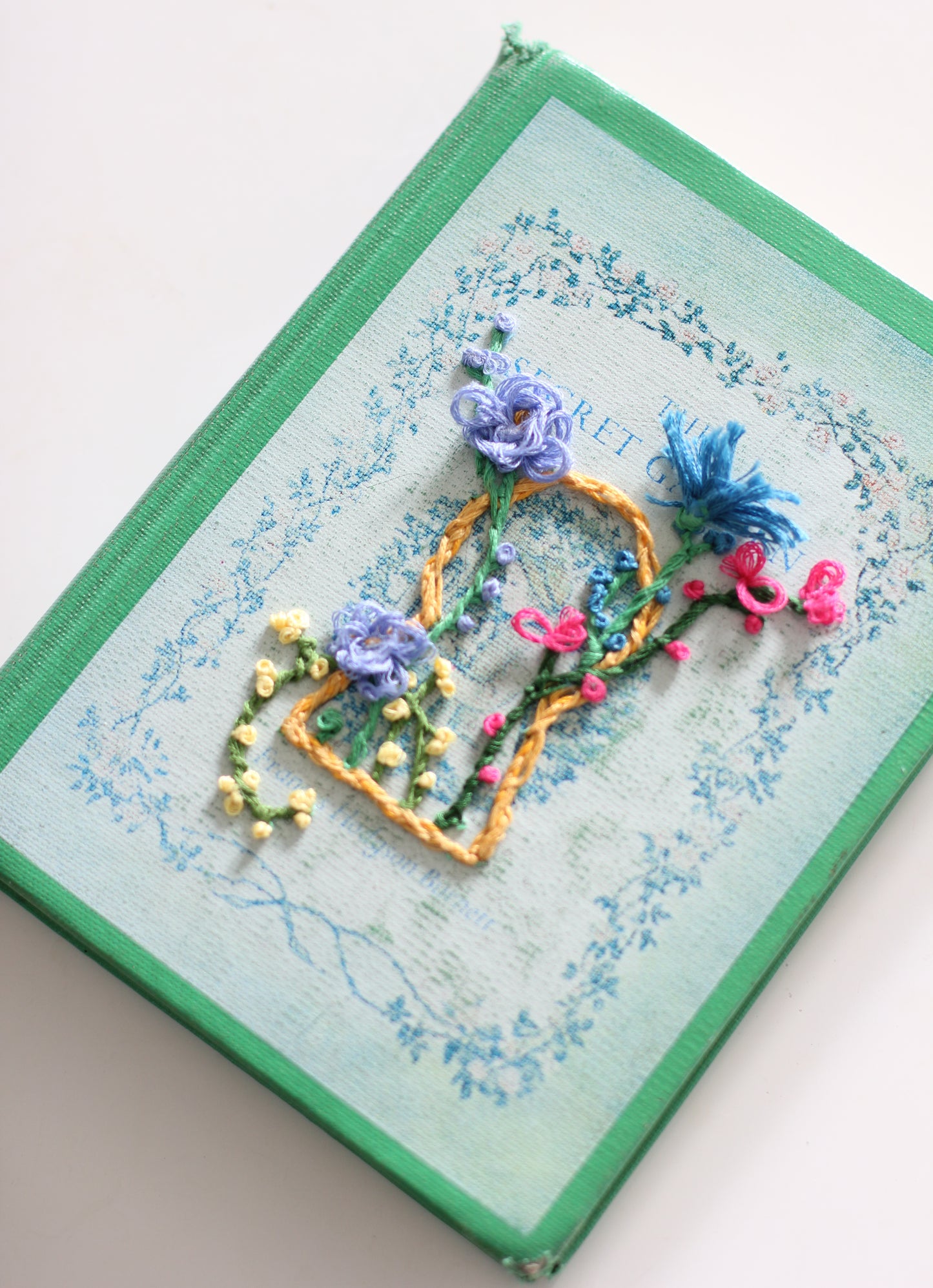 Embroidered Book The Secret Garden
