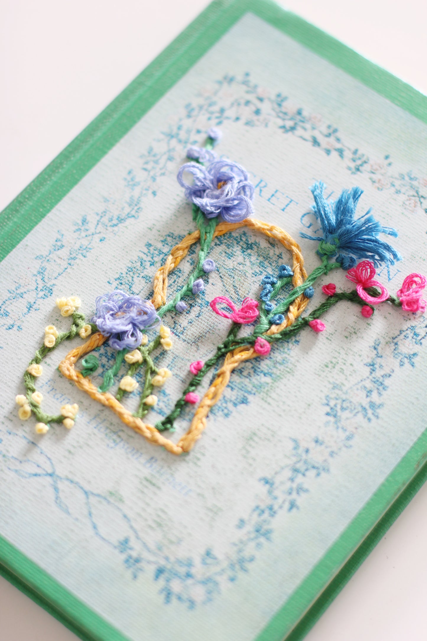 Embroidered Book The Secret Garden