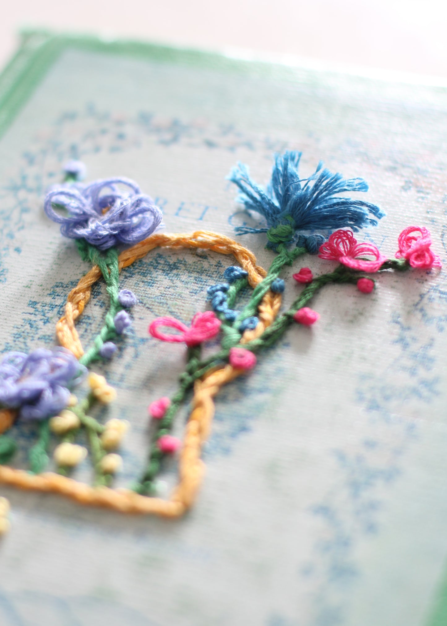 Embroidered Book The Secret Garden