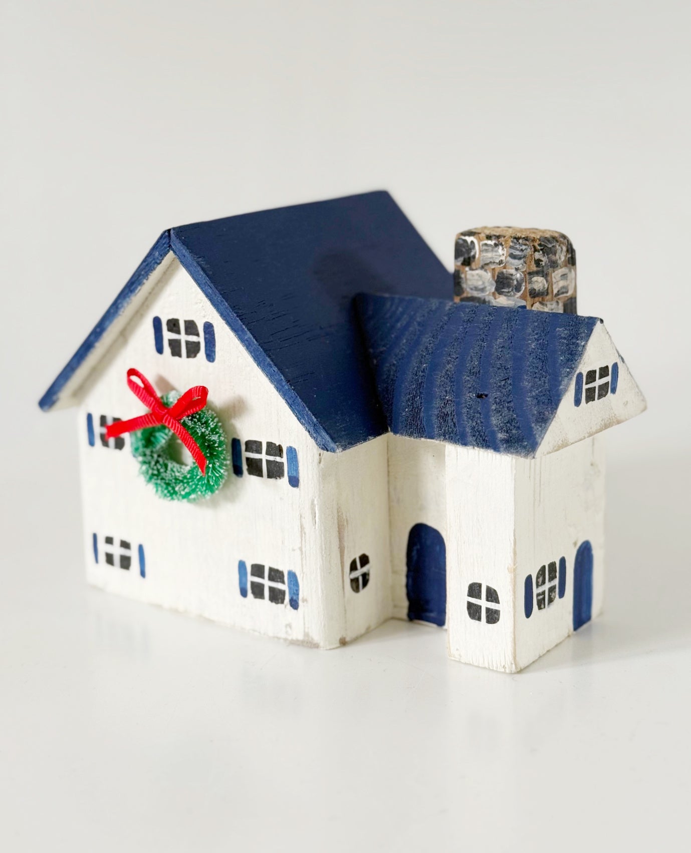 The Blue and White Christmas Cottage