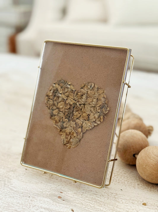 Vintage Brass 5 x 7 Photo Frame
