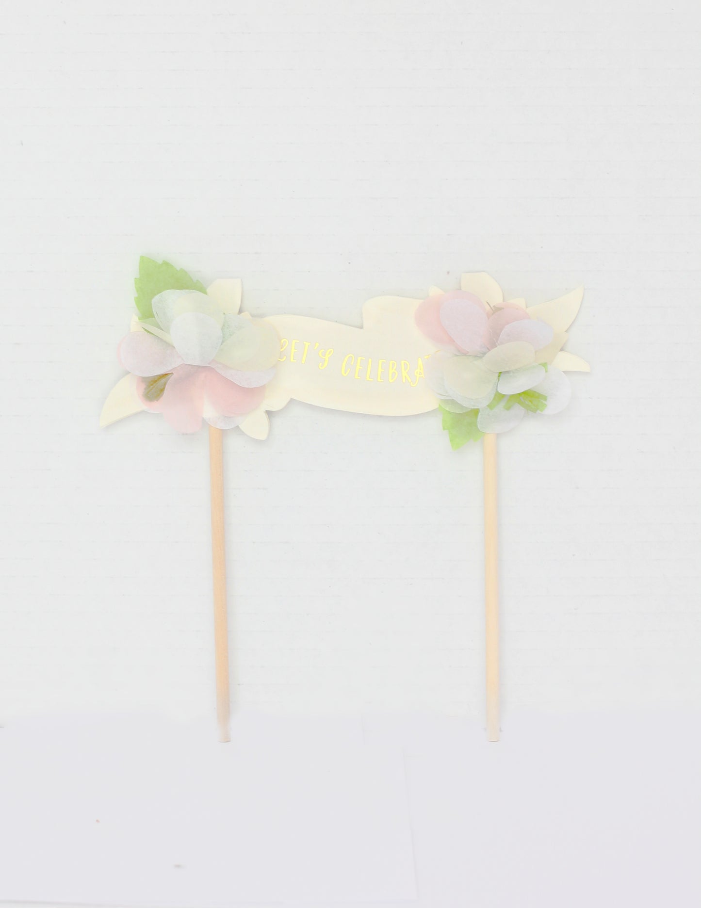 "Let's Celebrate" Cake Topper