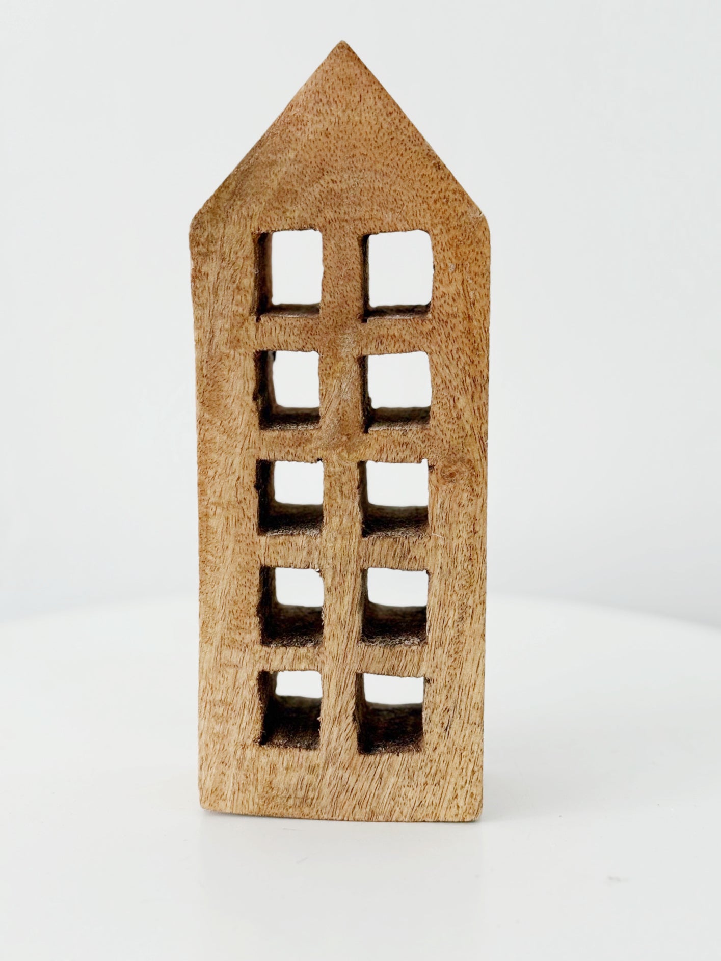 Set of Three Wood Houses