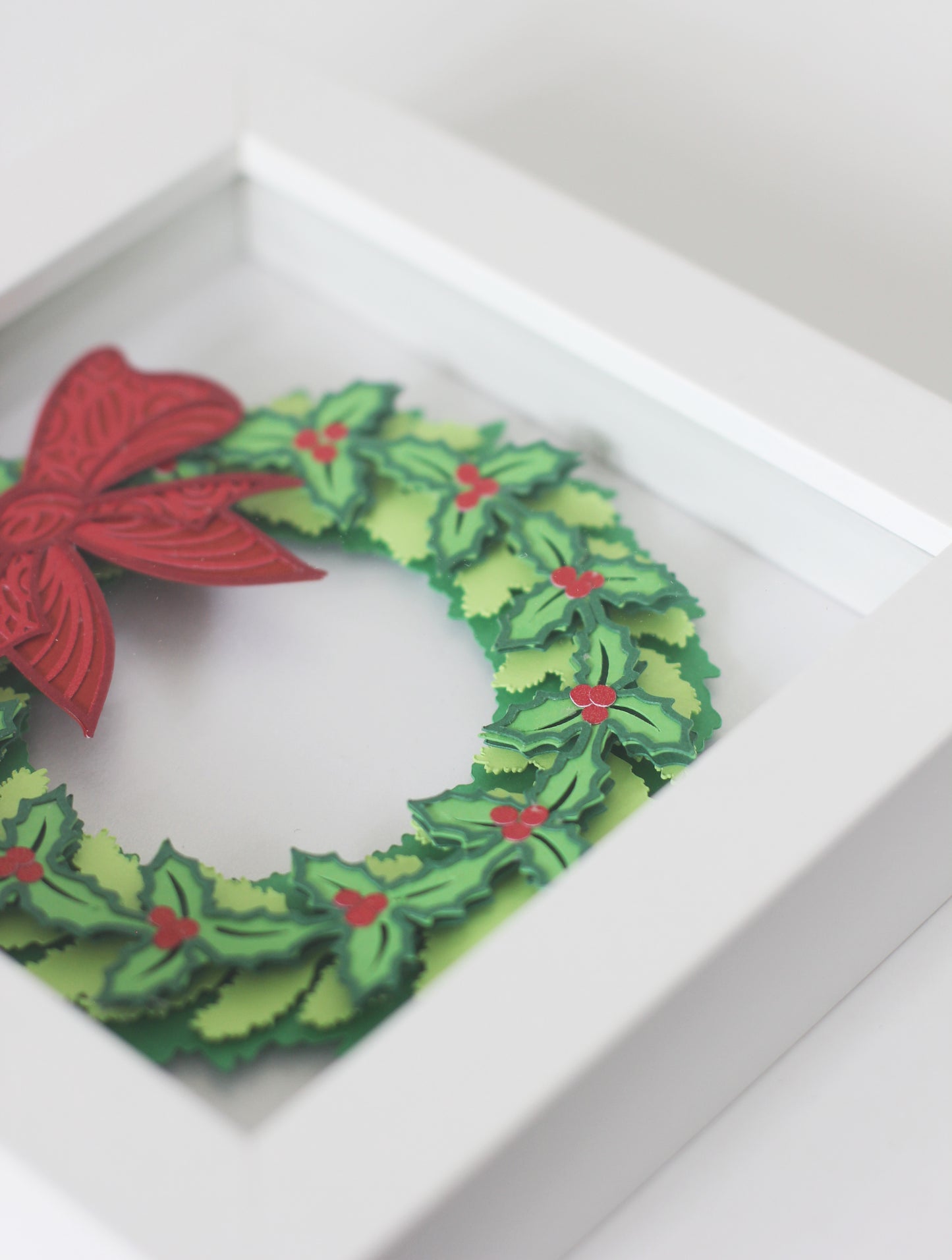 Deck the Halls Cut Paper Art