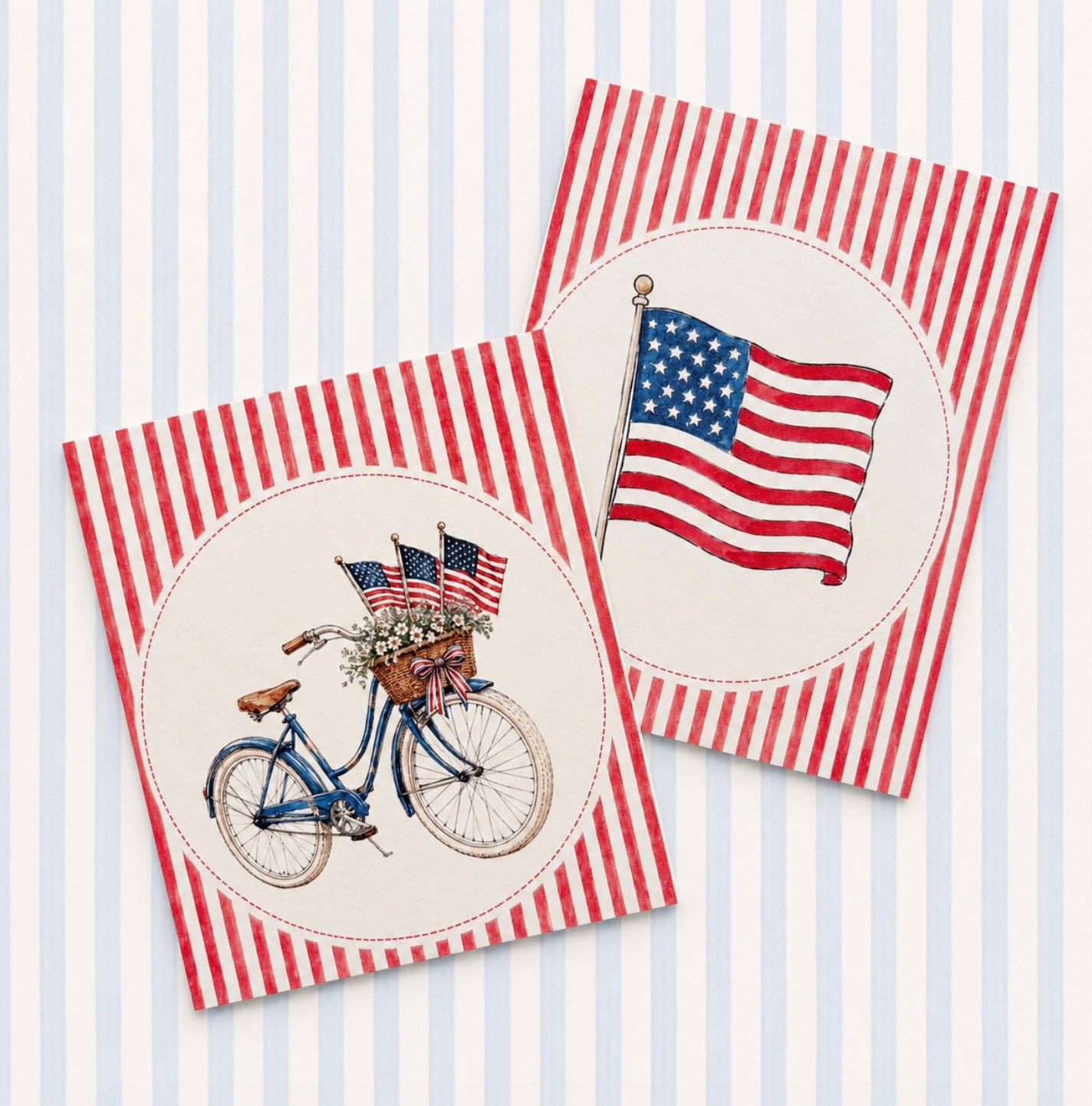 Set Of Flag Prints