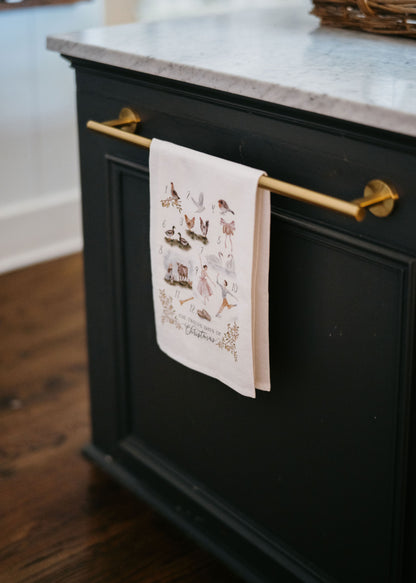 12 Days of Christmas Tea Towel