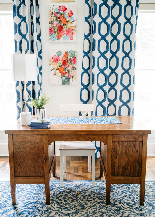 Botanical Blueprint Desk Pad