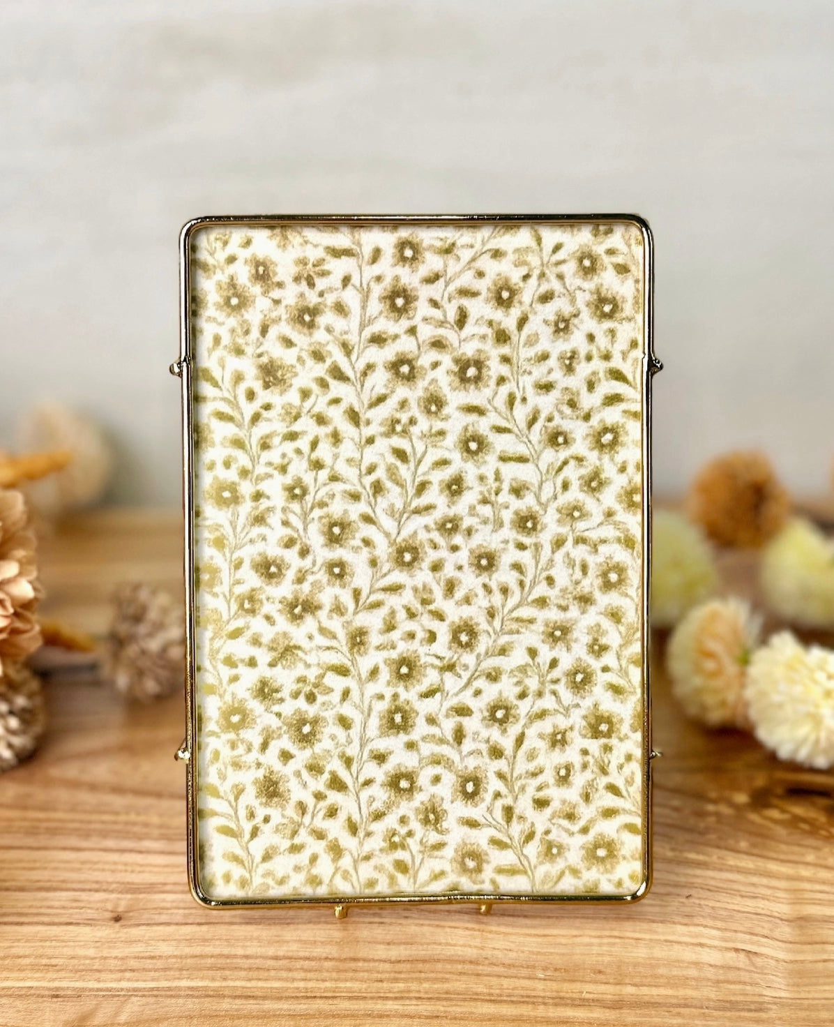 Vintage Brass 5 x 7 Photo Frame