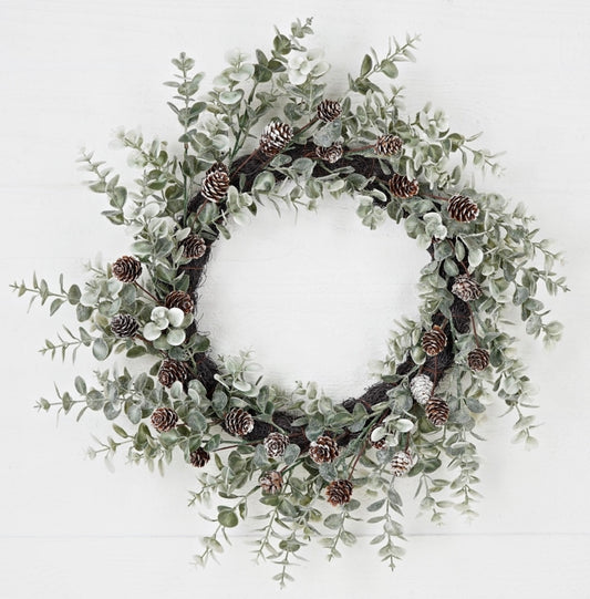 Twig and Pinecone Wreath