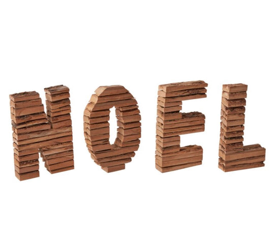 Slatwood Noel Sign