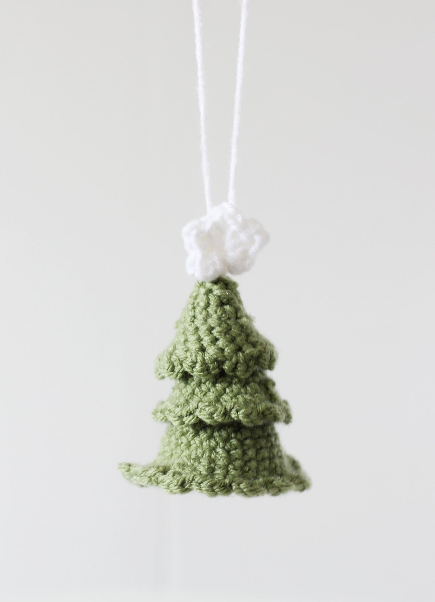 Crochet Layered Christmas Tree Ornament