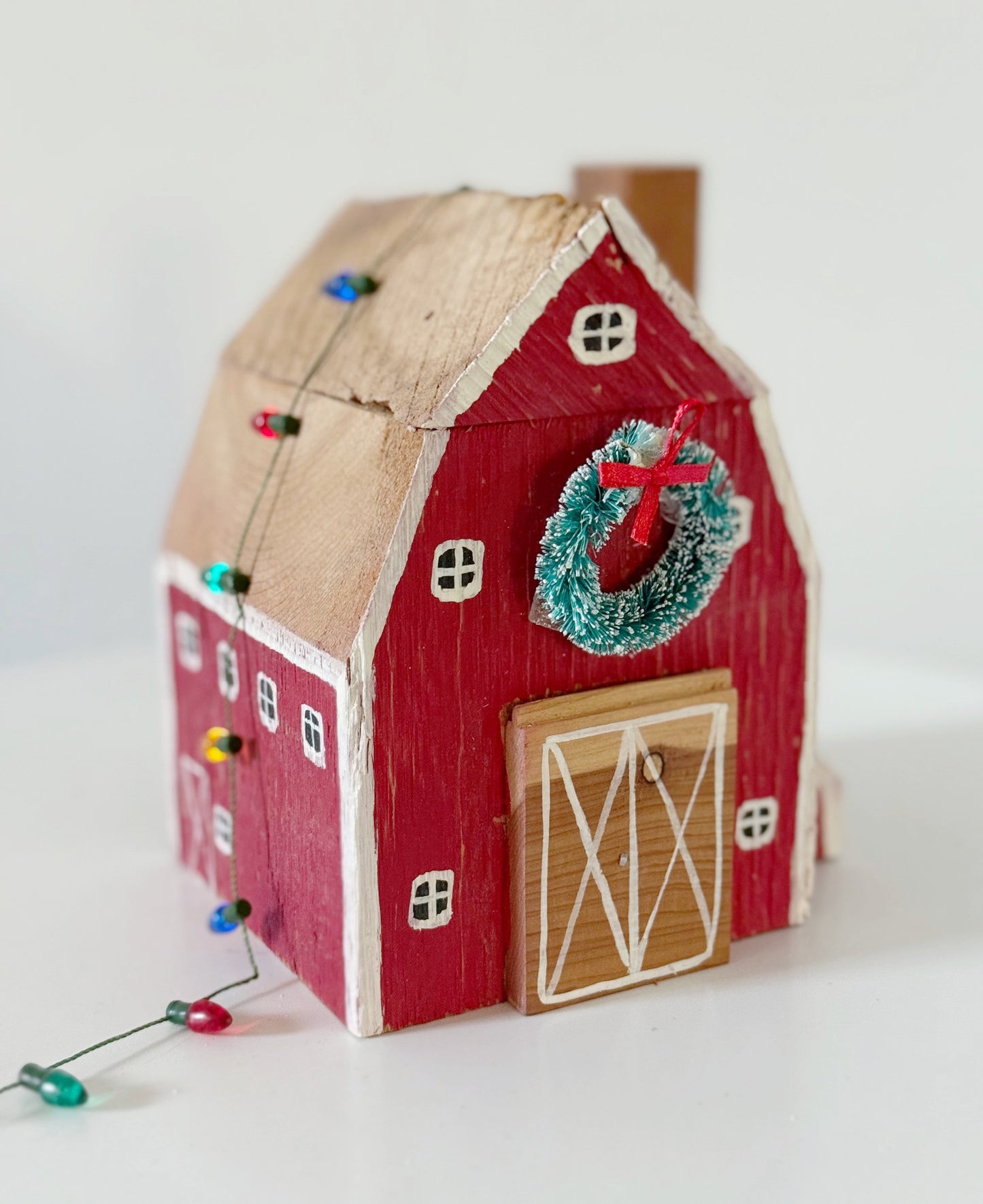 Red Christmas Barn