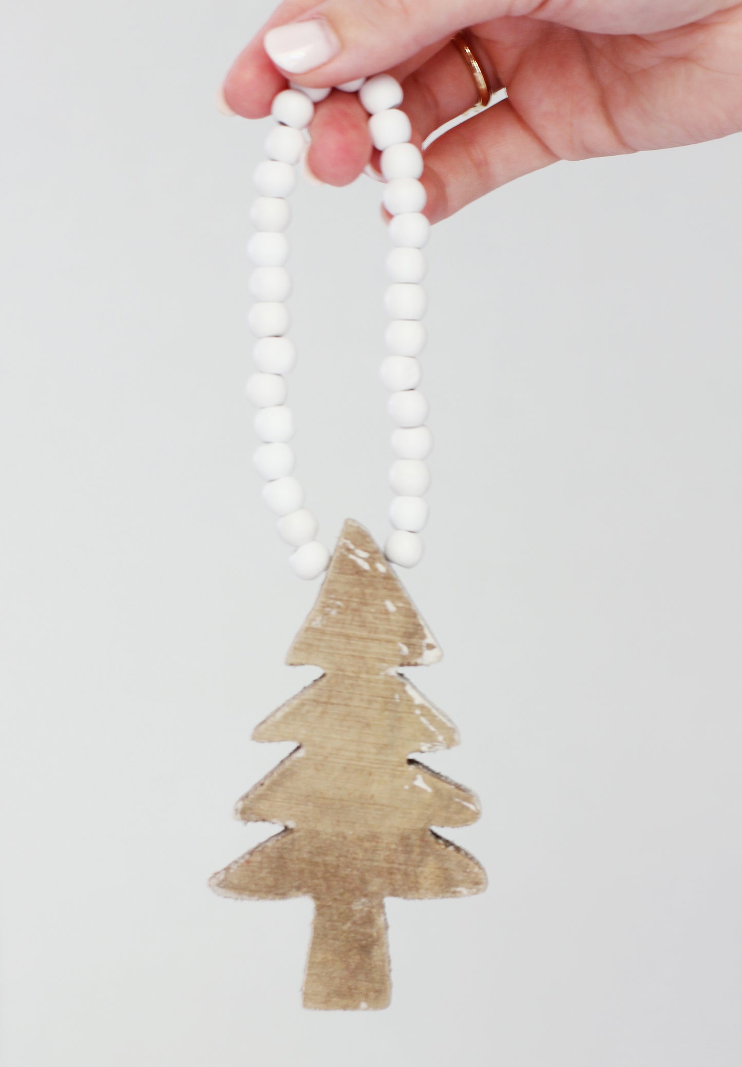 Rustic Evergreen Christmas Tree Ornament