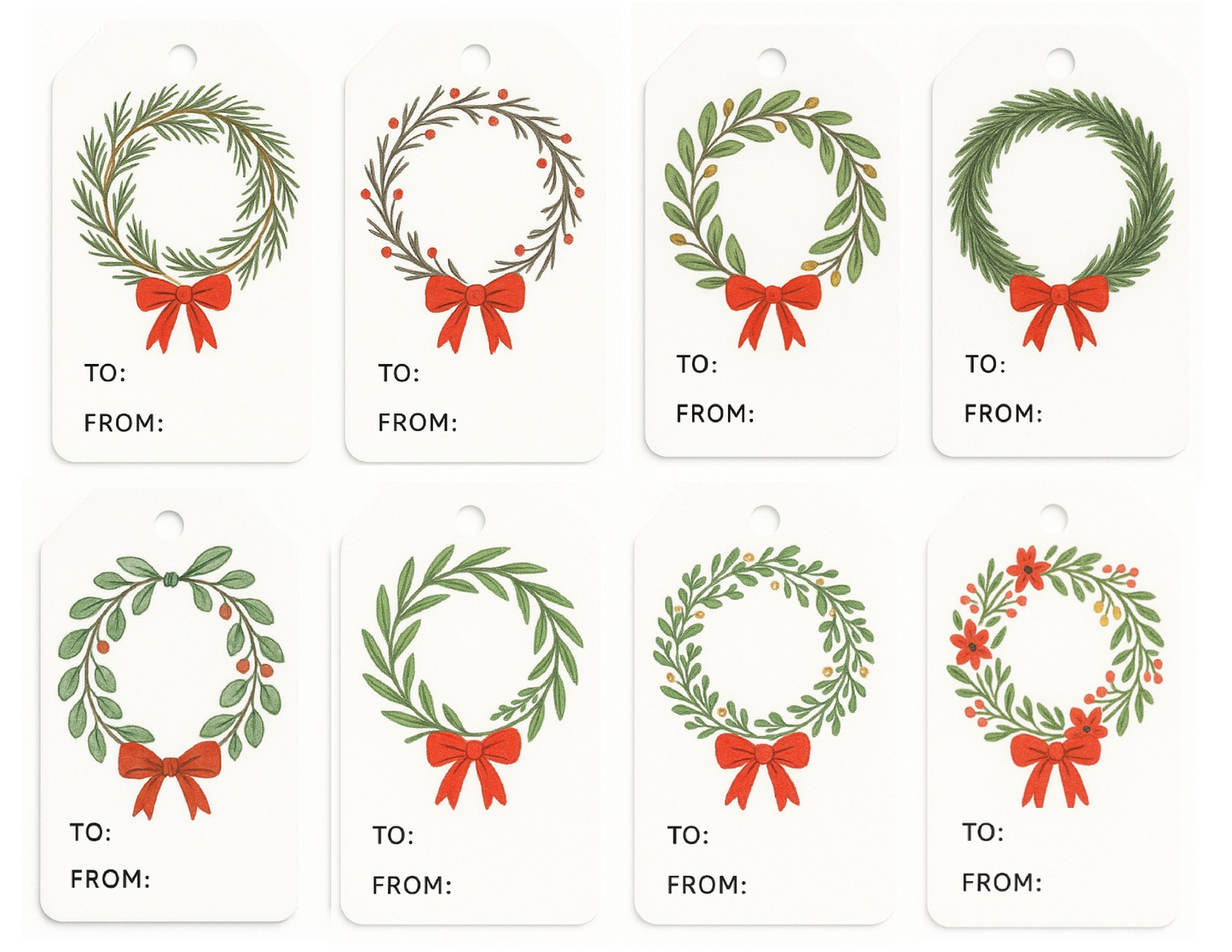 Tag The Halls Printable Gift Tags