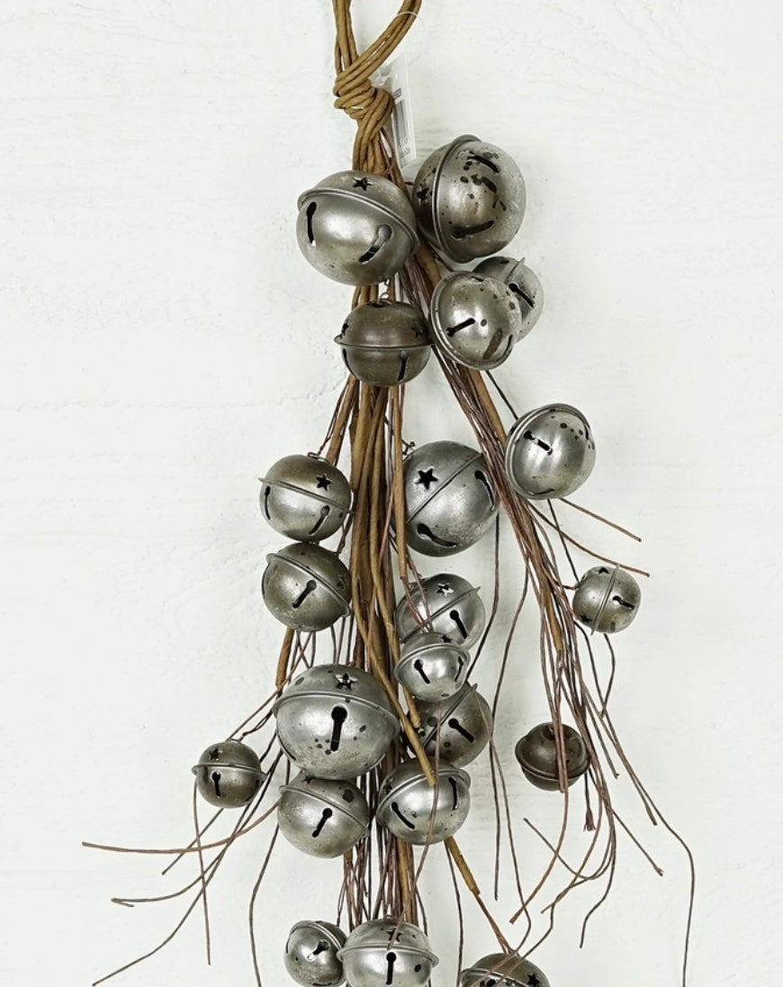 Snowy Jingle Bell Holiday Garland