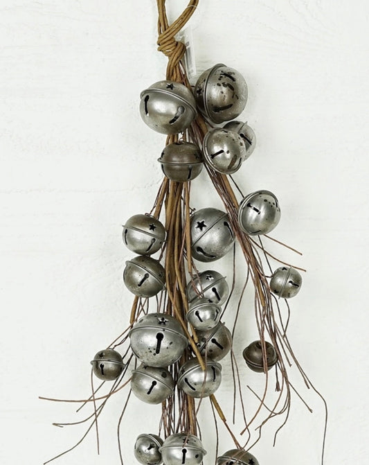 Snowy Jingle Bell Holiday Garland
