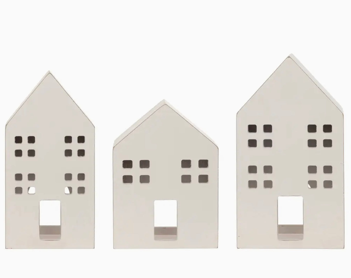 Set Of Winter White House