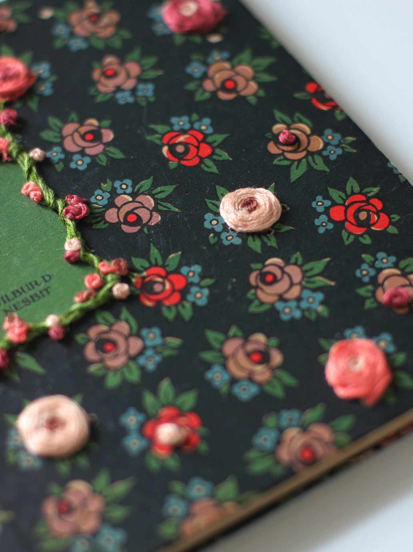 Embroidered Book In Friendships Garden