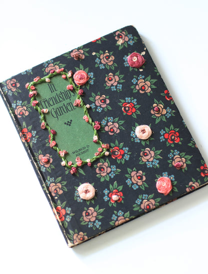 Embroidered Book In Friendships Garden