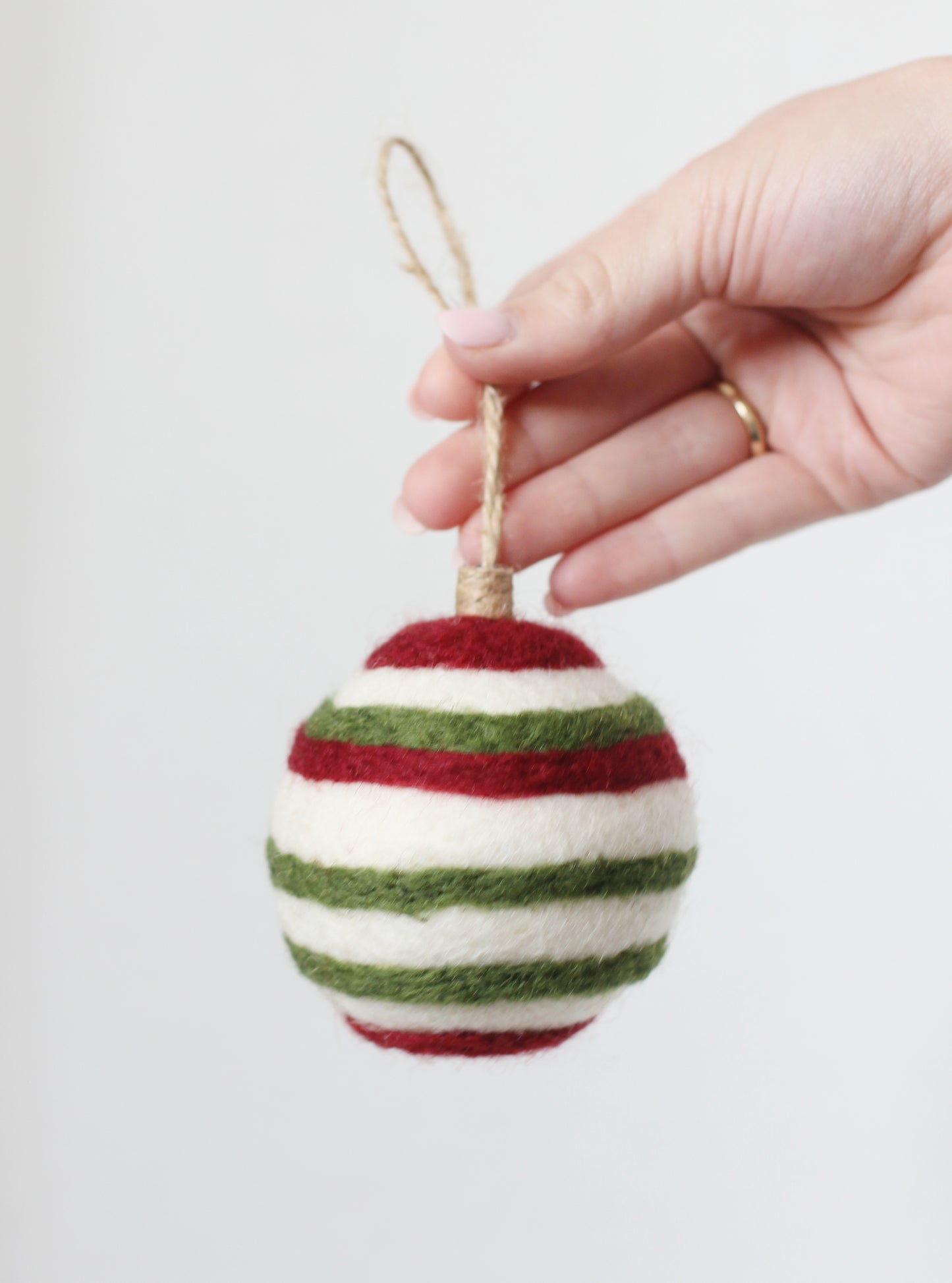 Noel Needlework Holiday Ornaments-Red