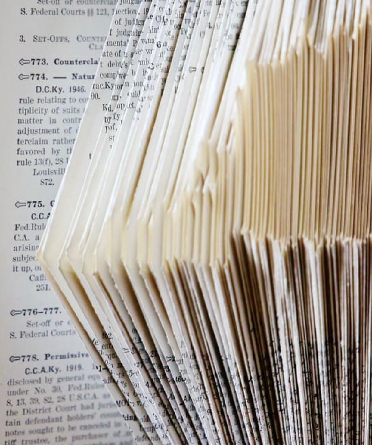 Choose Your State Hand Folded Book