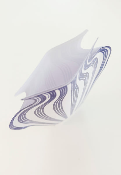 Printable Digital Download Blue and White Striped Vase