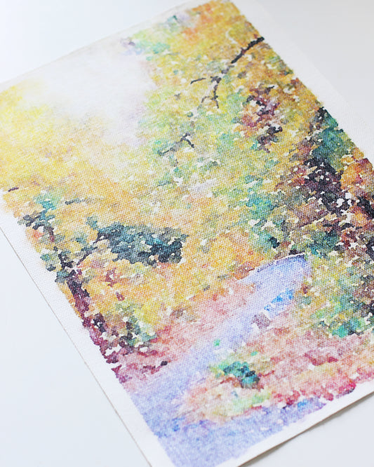 The Road To Thistlewood Rolled Canvas Print