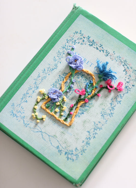 Embroidered Book The Secret Garden