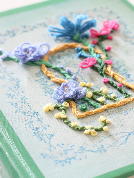 Embroidered Book The Secret Garden