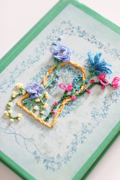 Embroidered Book The Secret Garden