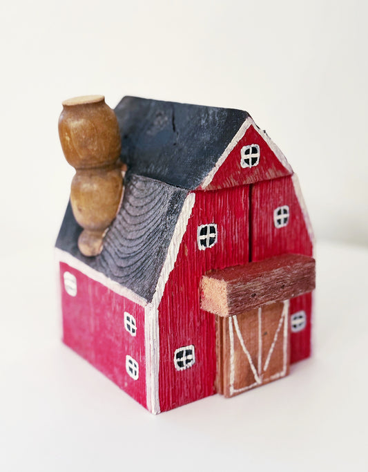 Distressed Red Barn II