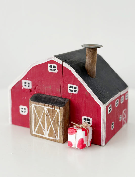 Wood Door Cottage Christmas Barn