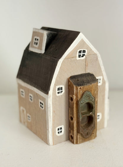 Vintage Door White Barn