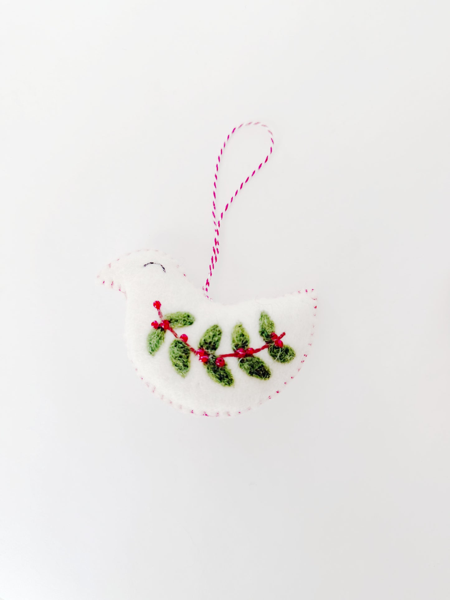Peace on Earth Embroidered Ornaments