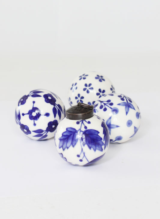 Starry Night Chinoiserie Ornaments