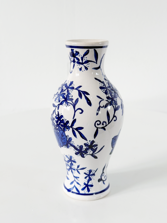Vintage Blue and White Vase