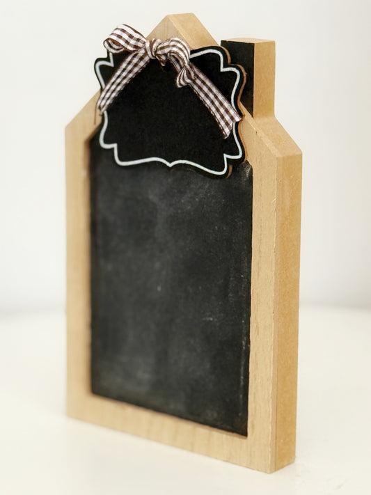 Chalkboard House With Chalkboard Tag