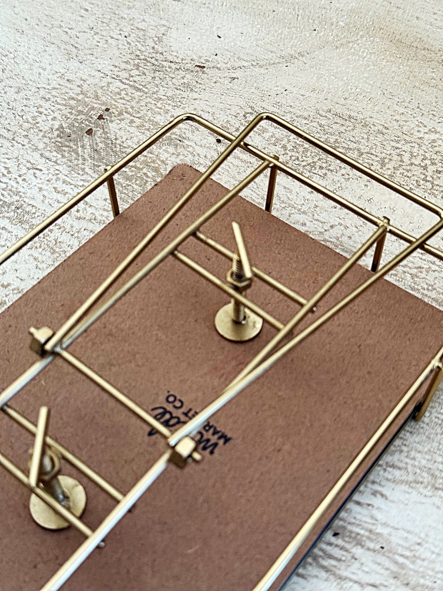 Vintage Brass 5 x 7 Photo Frame