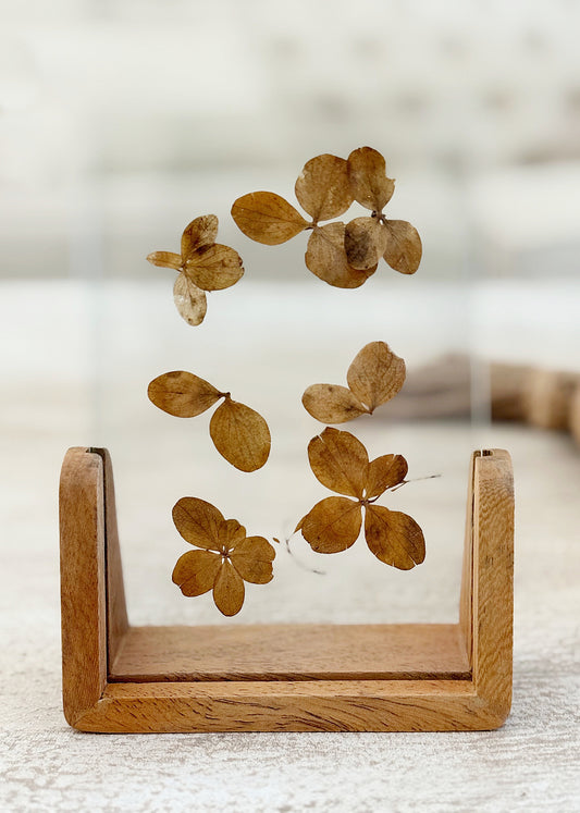 Midcentury Modern Vertical Wood Photo Frame