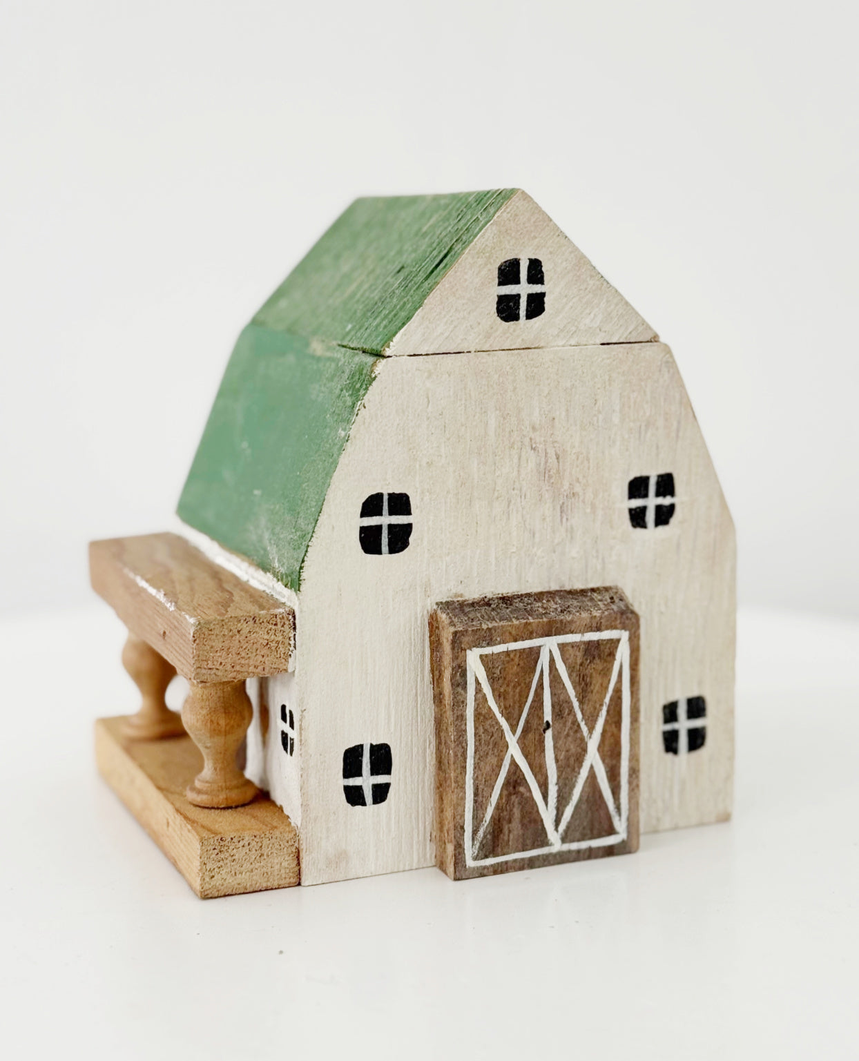 Green Roof Distressed Barn