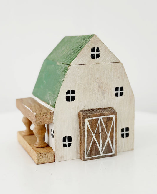 Green Roof Distressed Barn